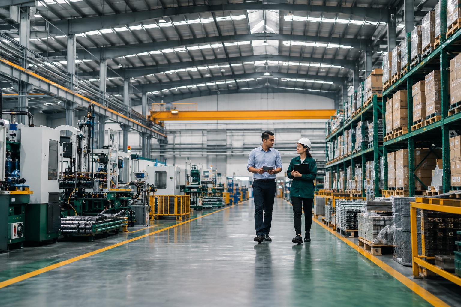 Modern Malaysian factory operations